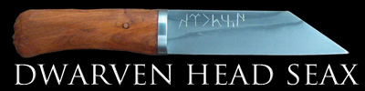 Dwarven Head Seax