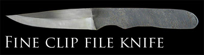 Fine Clip File Knife 