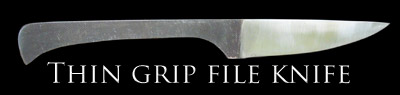 Thin Grip File Knife 