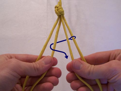 T. J. Potter, Sling Maker - Instructions for a 4-strand Round Braid