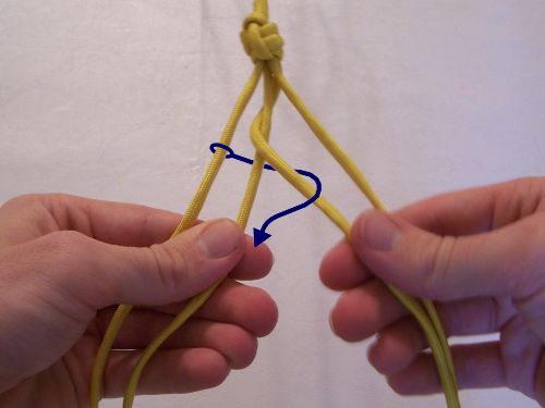 T. J. Potter, Sling Maker - Instructions for a 4-strand Round Braid