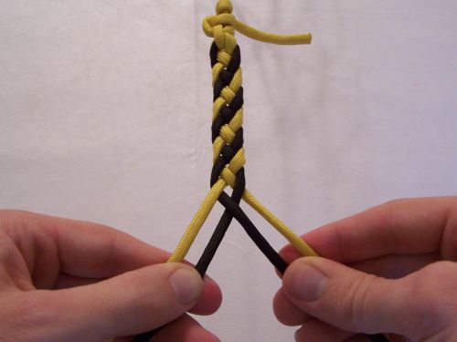 T. J. Potter, Sling Maker - Instructions for a 4-strand Flat Braid