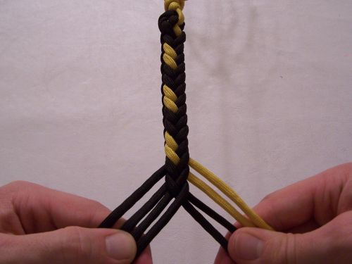 T. J. Potter, Sling Maker - Instructions for an 8-strand Round/Square Braid